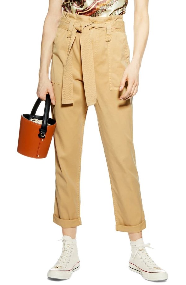 Rory Paperbag Waist Utility Trousers