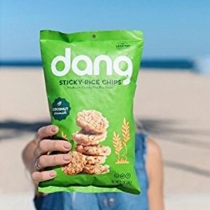 Dang Sticky Rice Chips Coconut Crunch 3.5 Ounce 4 Count