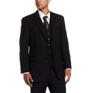 Tommy Hilfiger Men's Two Button Trim Fit 100% Wool Suit Separate Coat