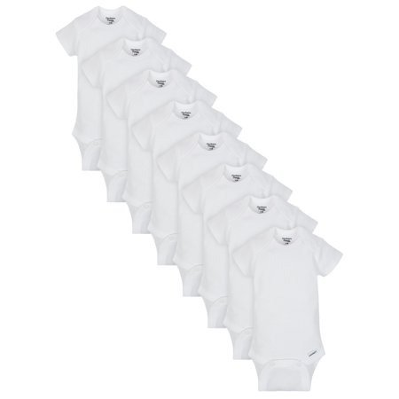 Organic Cotton Short Sleeve Onesies Bodysuits, 8pk (Baby Boys or Baby Girls Unisex) - Walmart.com