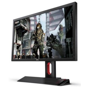 BenQ XL2420Z Black / Red 24" 1 (GTG) HDMI Widescreen LED Backlight 3D Gaming LCD Monitor