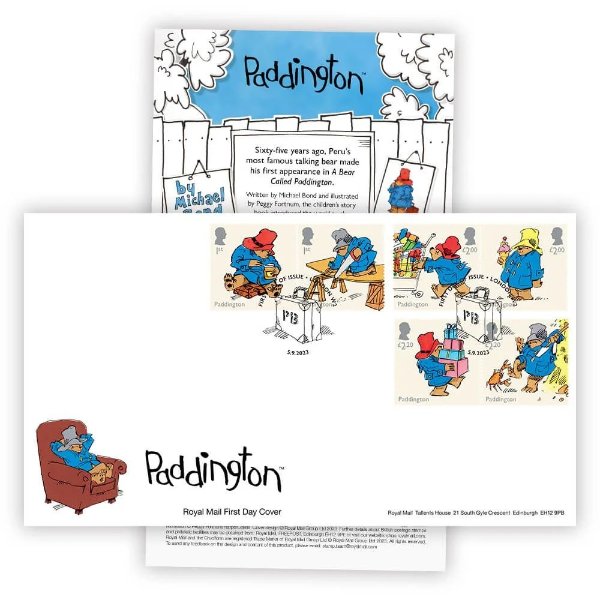 Paddington™ First Day Cover with London W2 Postmark