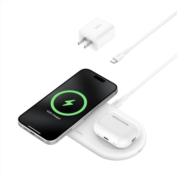 BoostCharge Pro 2-in-1 Wireless Charging Pad