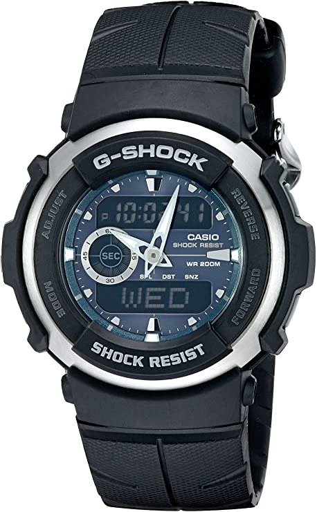 Men's G-Shock G300-3AV Shock Resistant Black Resin Sport Watch