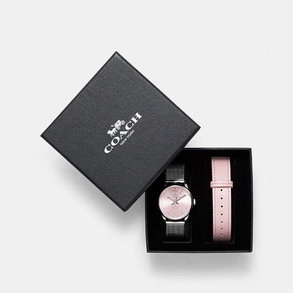 Boxed Ruby Watch Gift Set, 32mm