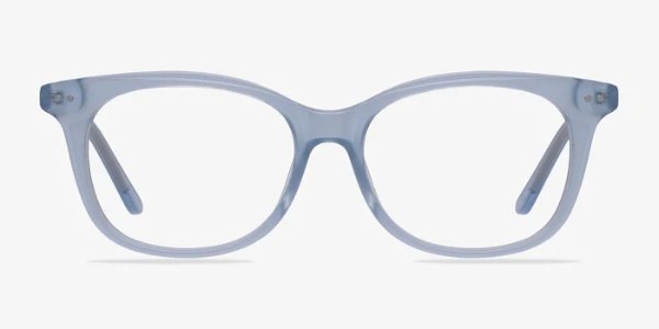 Brittany | Clear/Blue | Women Acetate Eyeglasses | EyeBuyDirect