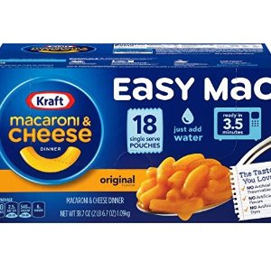 Kraft Easy Mac Macaroni & Cheese (6.7oz  Pack of 18)