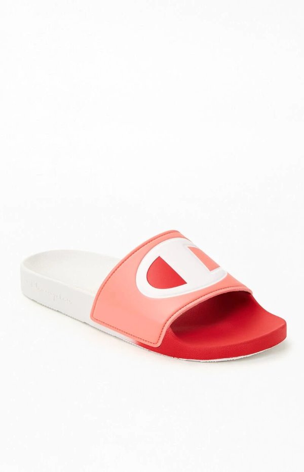 Women's Red IPO Split Slide Sandals | PacSun
