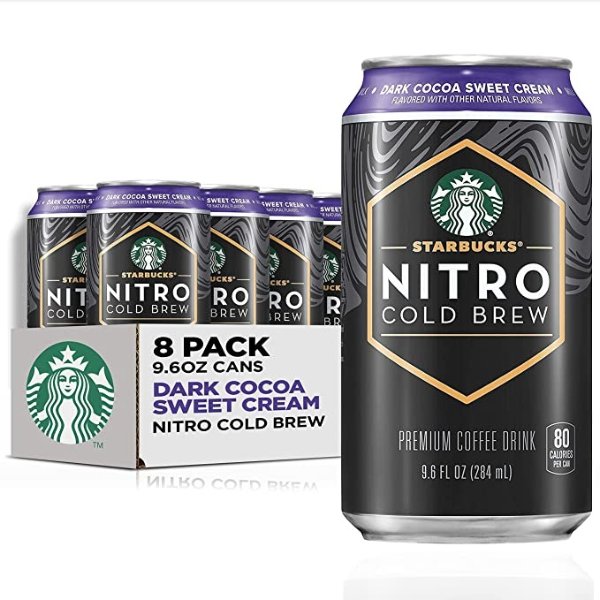 Nitro 可可奶油口味氮气冷萃咖啡 9.6oz 8罐