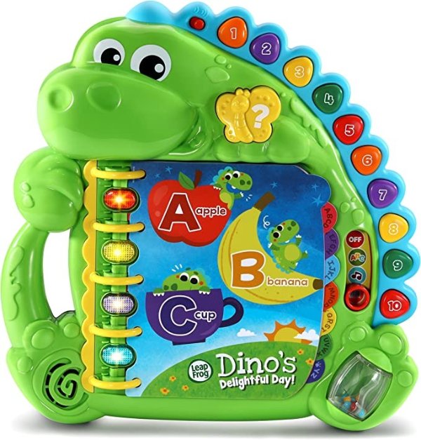 Dino's Delightful Day Alphabet Book, Green