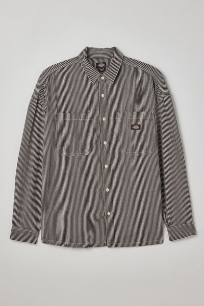 Hickory Stripe Button-Down Shirt