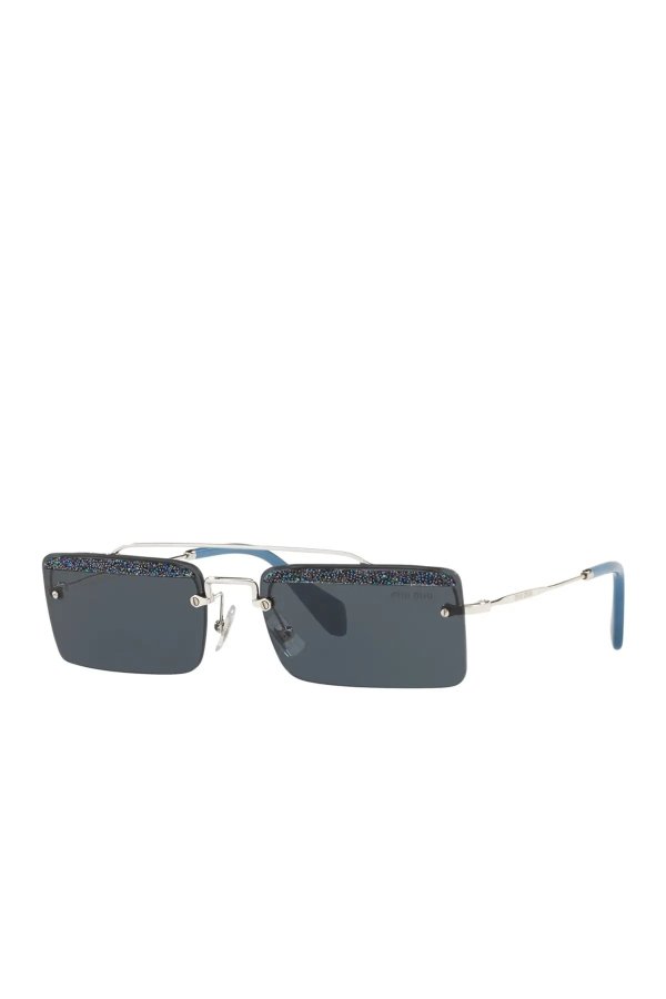 Socit 58mm Square Sunglasses