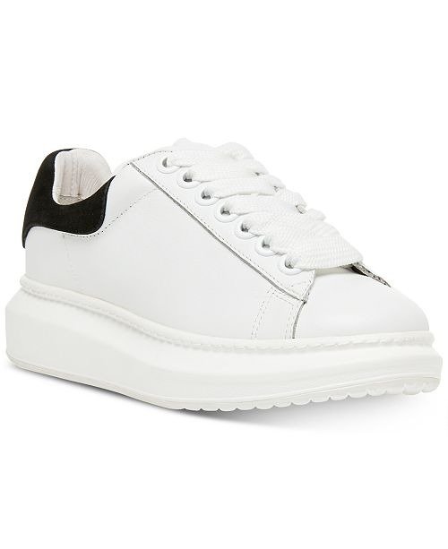 Women's Glazed Lace-Up Chunky Sneakers
