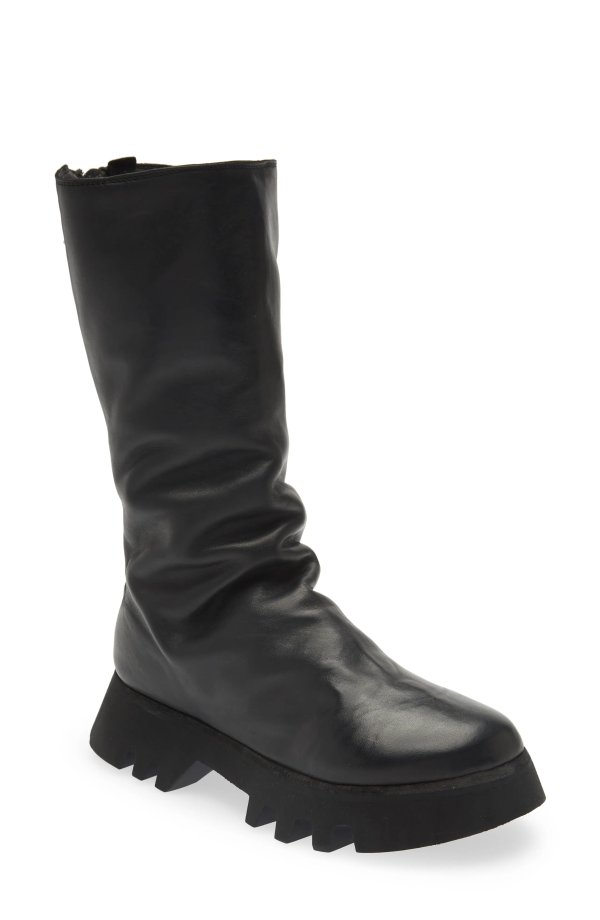 Zoomorphic Leather Boot