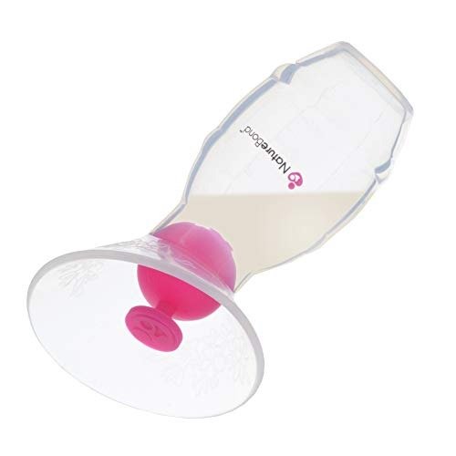 Silicone Breastfeeding Manual Breast Pump Milk Saver Suction | All-in-1 Pump Stopper, Cover Lid, Carry Pouch, Air-Tight Vacuum Sealed in Hardcover Gift Box. BPA Free