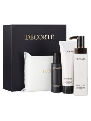 Decorte - Clean & Pure 3-Piece Facial Cleansing Essentials Set - $138 Value
