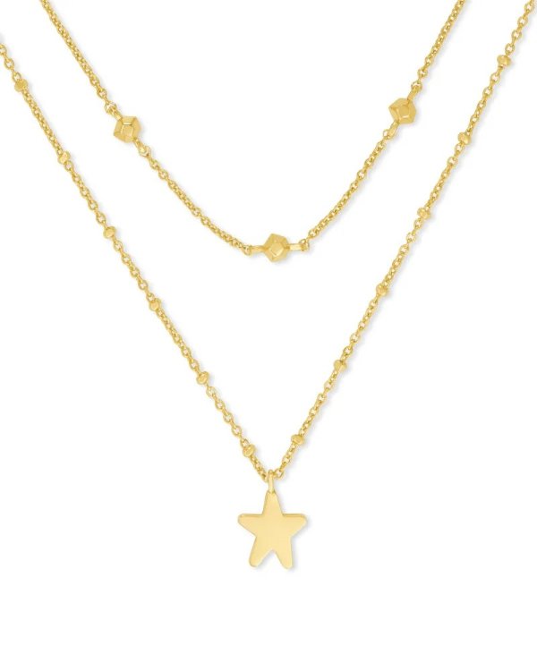 Jae Star Multi Strand Necklace in Gold | Kendra Scott