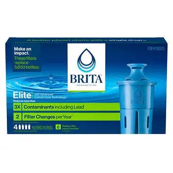Elite Replacement Water Filters, 4-count