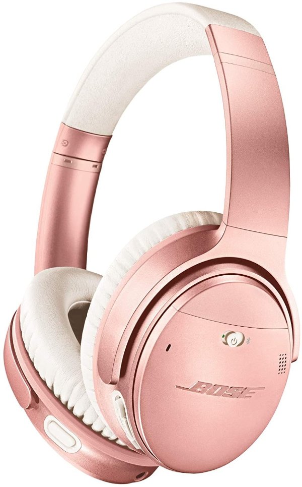 QuietComfort 35 II Wireless Bluetooth Headphones, Noise-Cancelling, with Alexa voice control, enabled withAR - Rose Gold