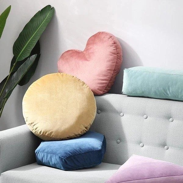 Solid Geometry Theme Stuffed Pillow Cushion