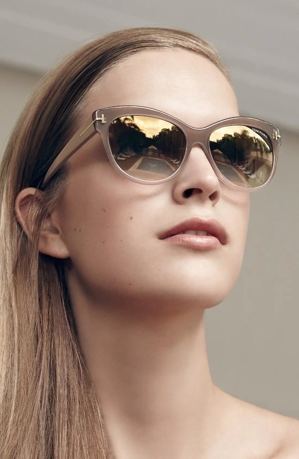 Lily 56mm Cat Eye Sunglasses