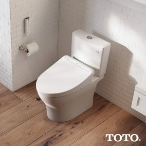 TOTO SW3036#01 K300 WASHLET Electronic Bidet Toilet Seat with Instantaneous Water Heating with PREMIST and SoftClose Lid, Elongated, Cotton White