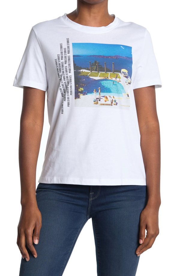 Tong Poolside Stories Graphic Print T-Shirt