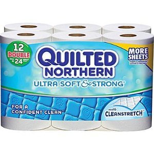 Quilted Northern Ultra Soft & Strong Toilet Paper, 12 Rolls/Case