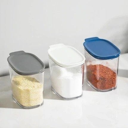 Tritan Seasoning Storage Containers with Spoon