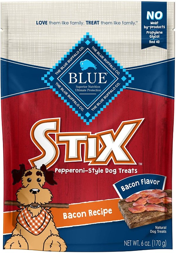 Blue Buffalo Stix Pepperoni-Style, Natural Soft-Moist Dog Treats
