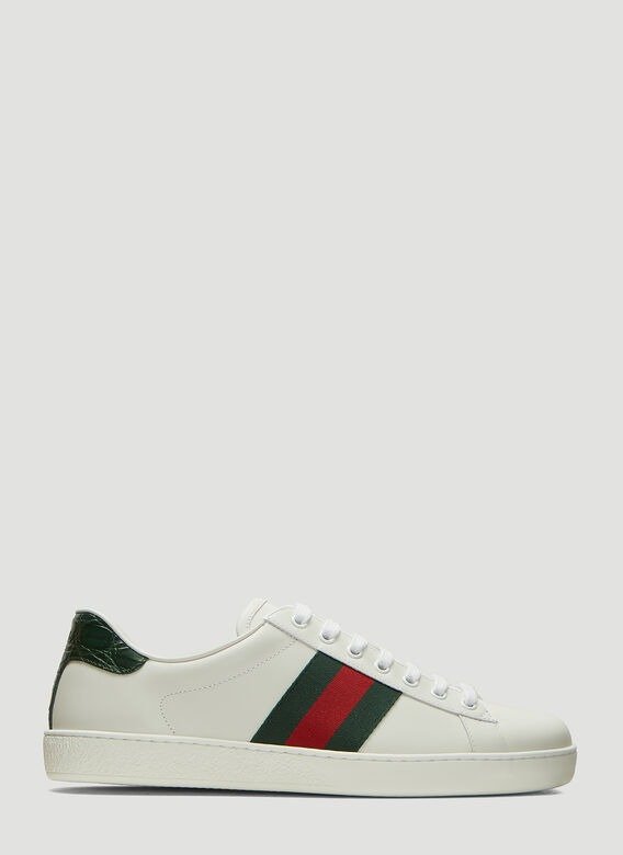 Ace Leather Sneakers in White