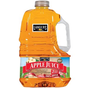 Langers 100%苹果汁 101.4oz 4罐 补充维生素