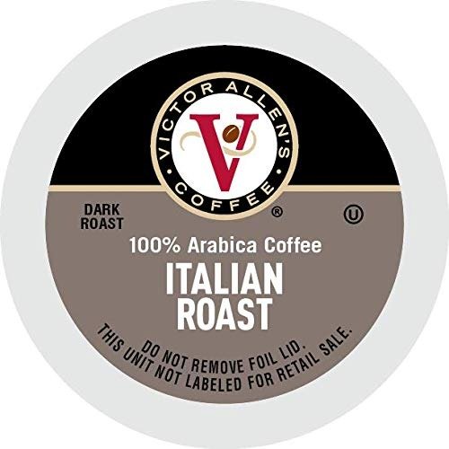 Allen's Coffee K Cups, Italian Roast Single Serve Dark Roast Coffee, 80 Count, Keurig 2.0 Brewer Compatible