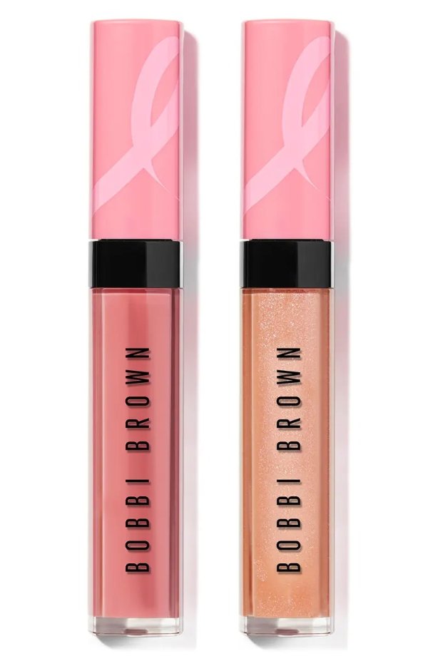 Proud To Be Pink Crushed Oil-Infused Gloss Duo USD $58 Value