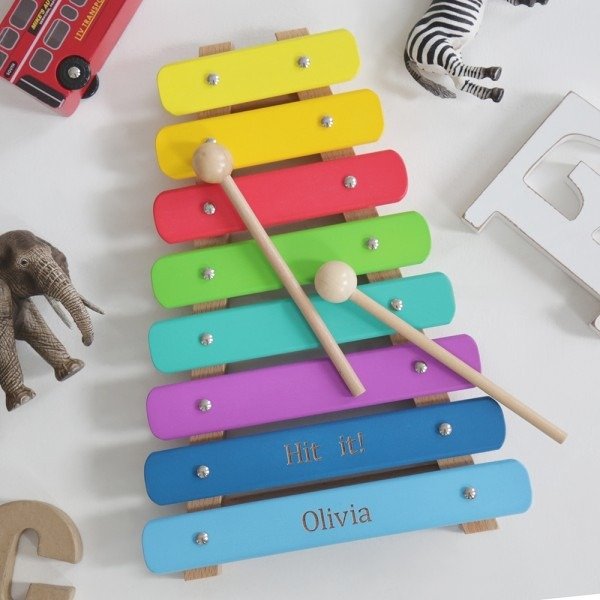 Personalized Wooden Xylophone Toy