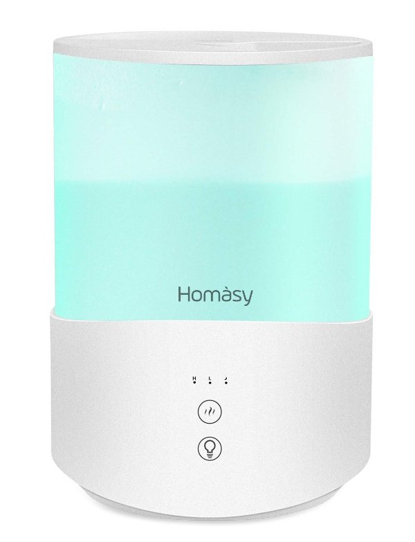 Homasy Cool Mist Humidifier, 2.5L Essential Oil Humidifiers