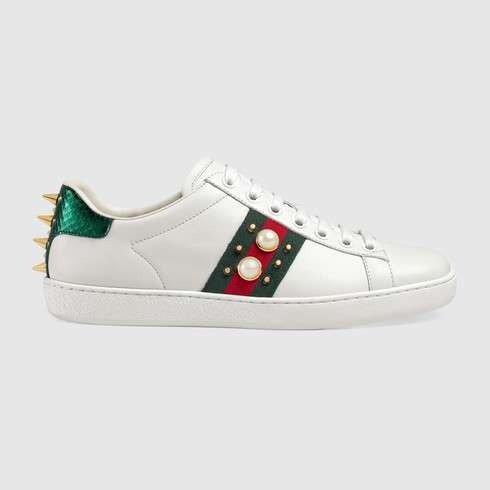Gucci Ace studded leather sneaker