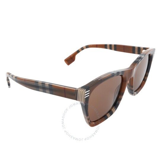 Cooper Dark Brown Square Men's Sunglasses BE4348 396673 52