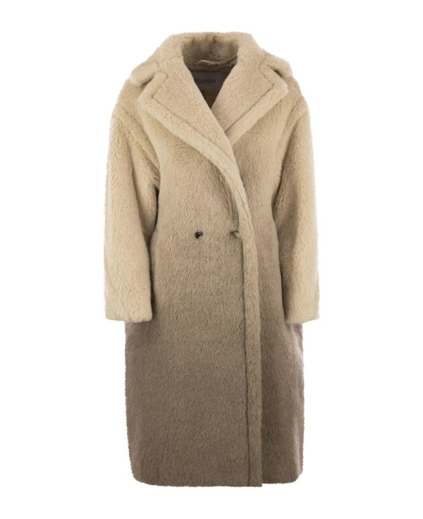 Double-breasted Teddy Coat | italist