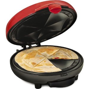 Nostalgia Taco Tuesday Deluxe 8-Inch 6-Wedge Electric Quesadilla Maker