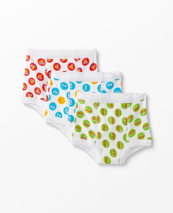 Moon and Back by Hanna Andersson Training Underwear In Organic Cotton 3-Pack