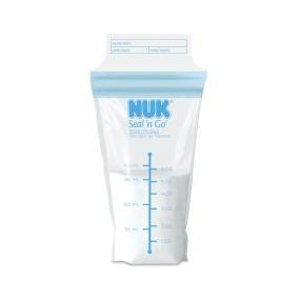 NUK 双拉链密封设计母乳储藏袋 ，6 oz， 100个装