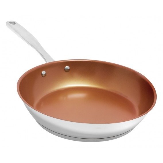 10.5 Hard Anodized Fry Pan with Nonstick Ceramic Interior