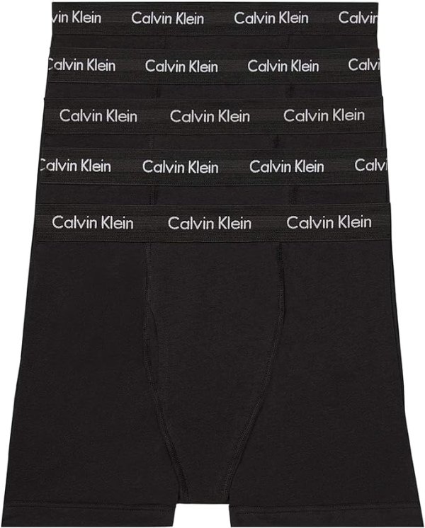 Klein Men's Cotton Stretch Multipack Boxer Briefs