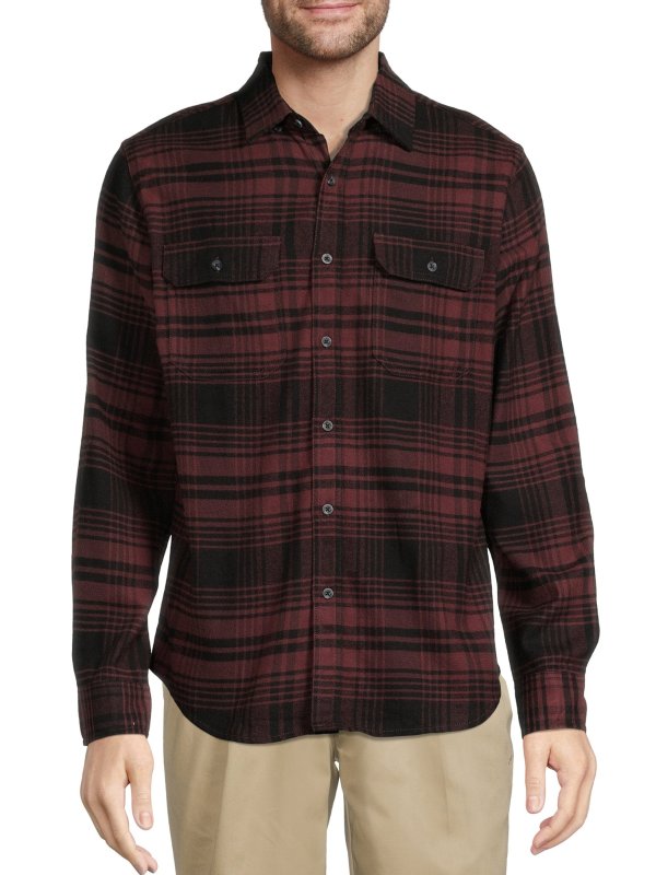 Men's Long Sleeve Flannel Shirt