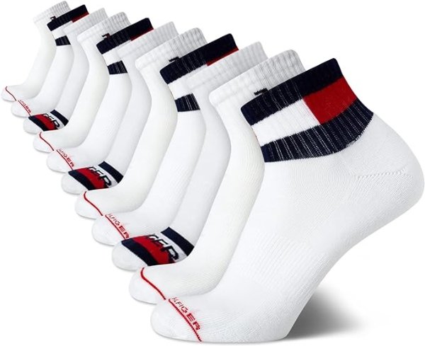 Men's Athletic Socks - Cushion Quarter Cut Ankle Socks (12 Pack)