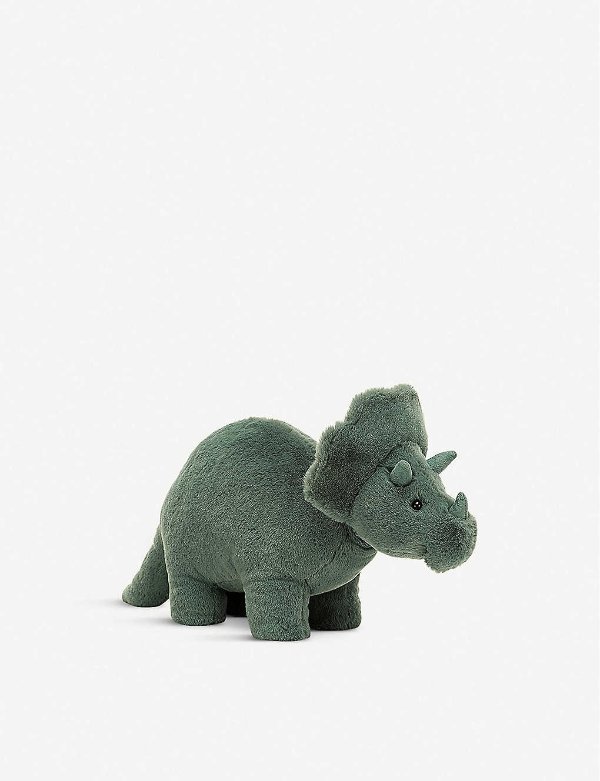 Fossilly Triceratops soft toy 17cm