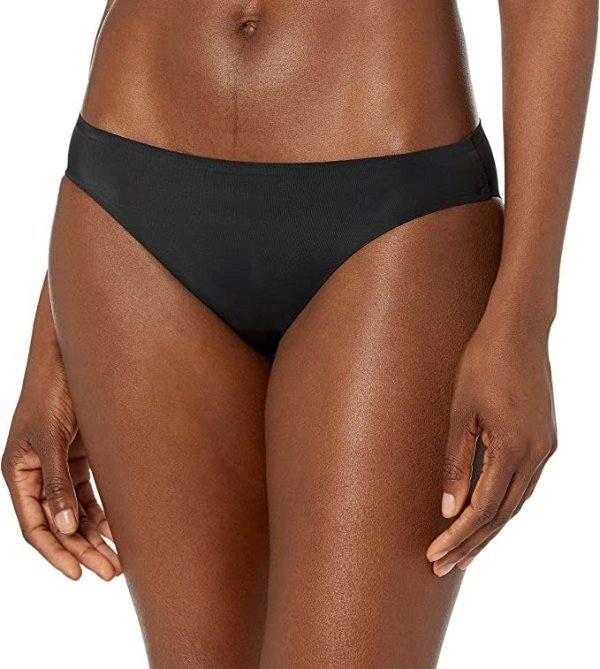 Amazon Essentials Women's Seamless Bonded Stretch Bikini Brief Underwear, Pack of 4