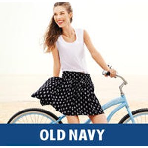 Old Navy Adult merchandise + 15% off Kids & Baby merchandise @ Old Navy