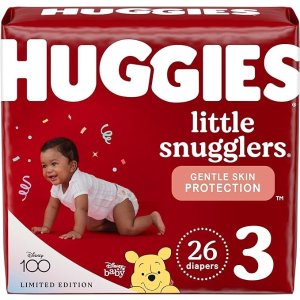 Huggies婴儿尿布，尺码3 (16-28 lbs), 26片